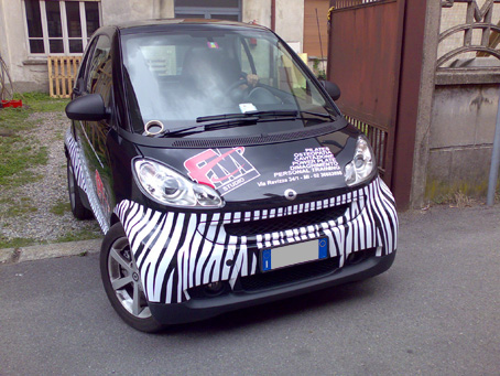 Decorazione Smart FM Studio - Carswrap-Car Wrapping -Italia